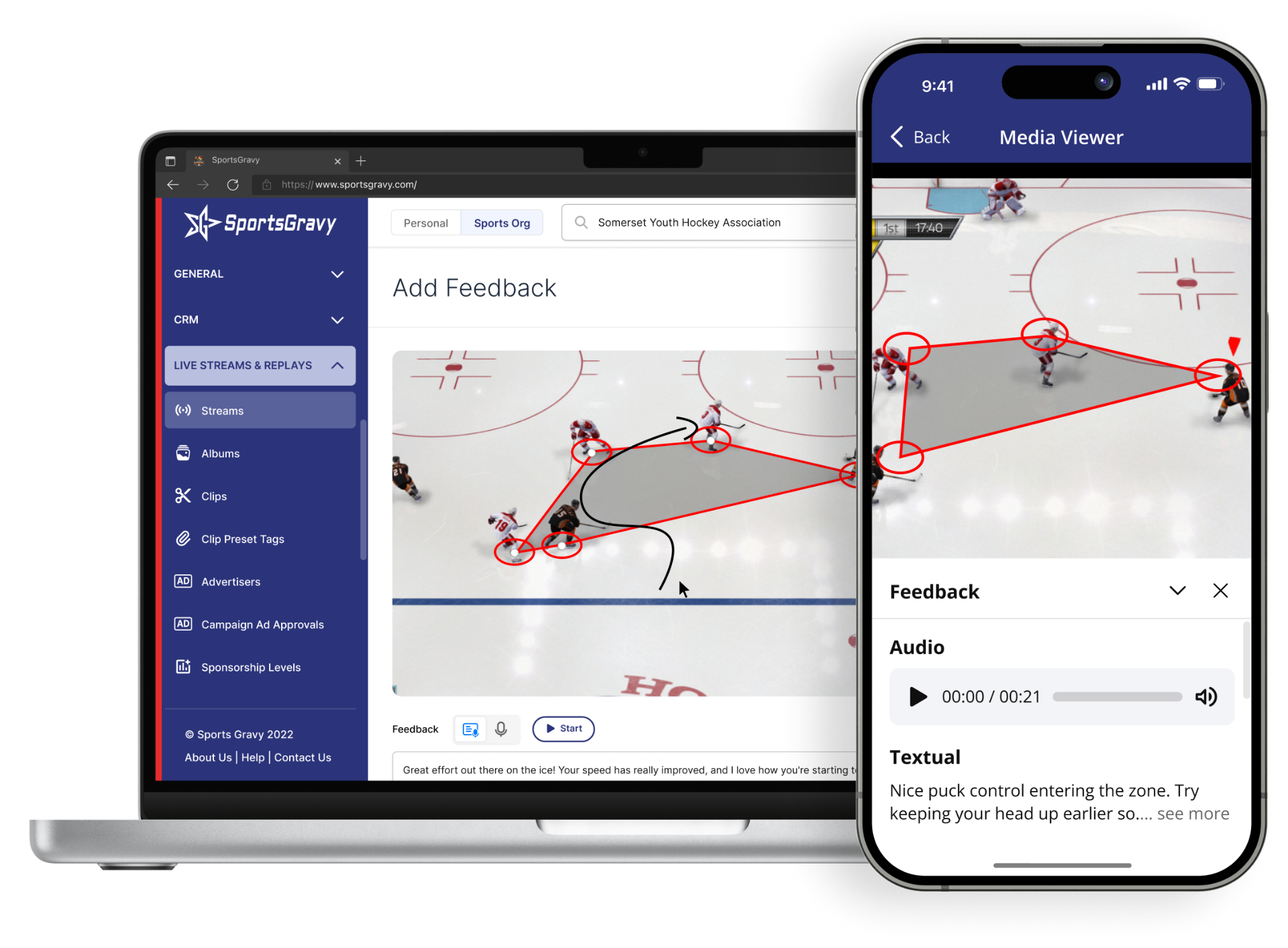 Athlete Development & Feedback product preview