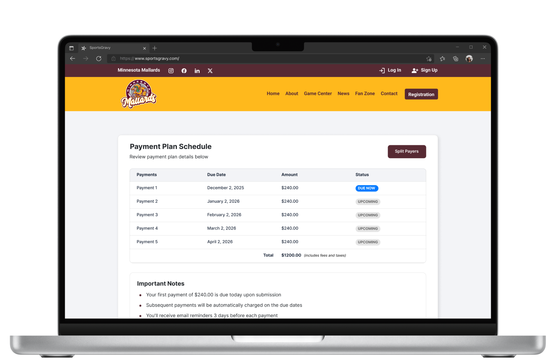 Payment plans families can afford